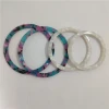 Acrylic acetate sheet, large hollow round earrings, stud earrings, round DIY handmade jewelry accessories details Picture